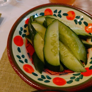 簡単漬け物♪きゅうりのパン粉漬け☆